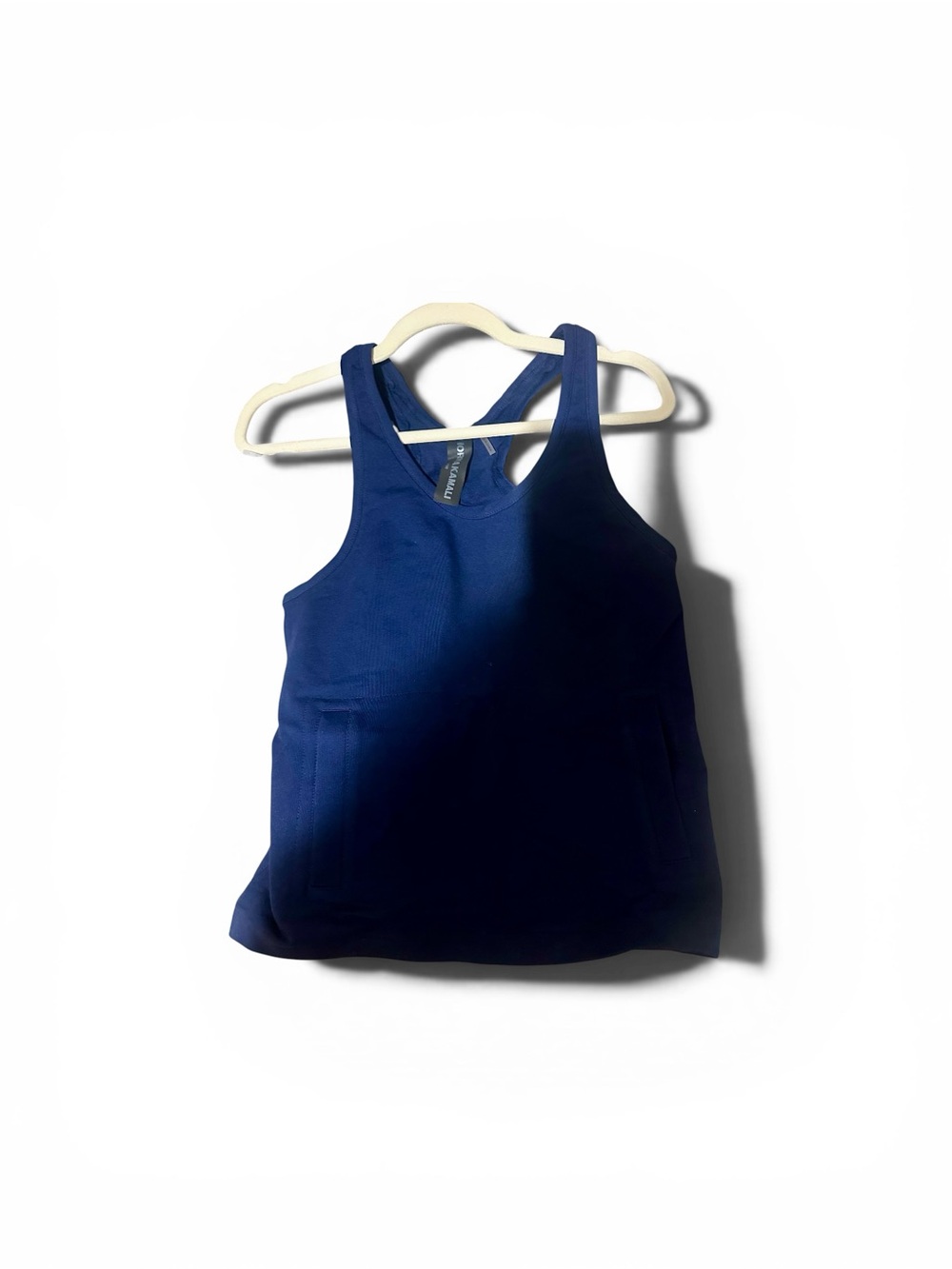 Norma Kamali Racer Tailored Terry Tank Top - Picture 4 of 5